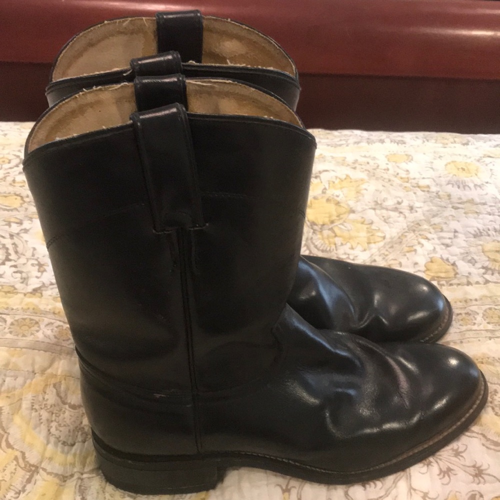 Justin boots size 8.5, used, with much life left